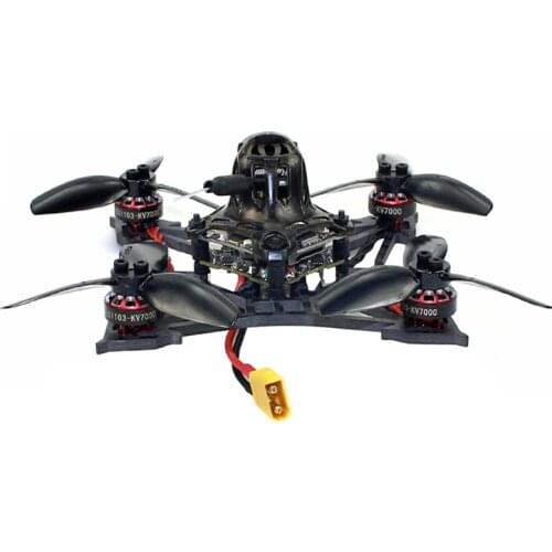 Happymodel Larva X 100mm Crazybee F4 PRO V3.0 2-3S 2.5 Inch AIO FPV Racing Drone BNF w/ Runcam Nano2 Camera