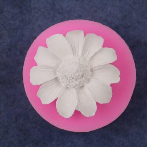 Helianthus Helianthus Chrysanthemum Flower Liquid Silicone Sugar Mold Chocolate Cake Mold Decoration Mold A1669