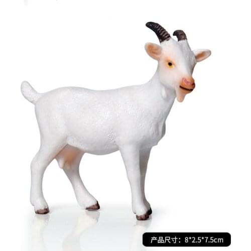 Poultry Animals Simulation Goat Alpaca Lamb Merino Sheep Antelope Model Action Figure Educational Teaching Toy Figurines