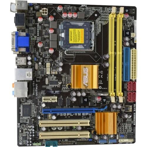 For ASUS P5QPL-VM EPU Original motherboard G41 LGA775 DDR2 DVI HDMI USB2.0 SATA II Used Motherboards