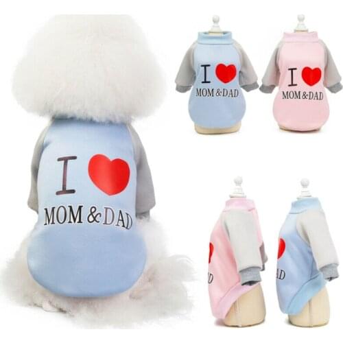 New Dog Cat Clothes Coat Jacket Sweatshirt Pet Clothing Autumn Winter Warm Apparel Puppy Hoodies Costume S-XXL