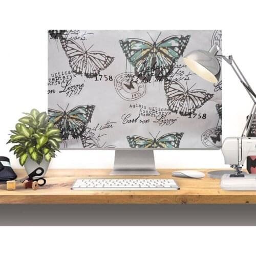 NEW!! HANDMADE 100% special computer Dust cover + for imac 27 inch Butterfly garden + free shipping