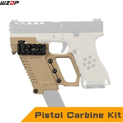 WZJP New Arrivevd Airsoft Air Guns The Glock Water Cannon Fitted With 17/18/19 Series Tactical Equipment Pistol Carbine Kit