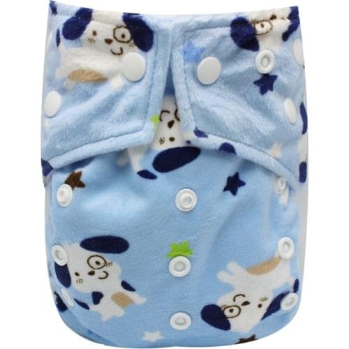 New One Size Baby Cloth Diaper Unisex Pocket Cloth Nappy Diapers Washable Reusable Infant Cloth Diapers