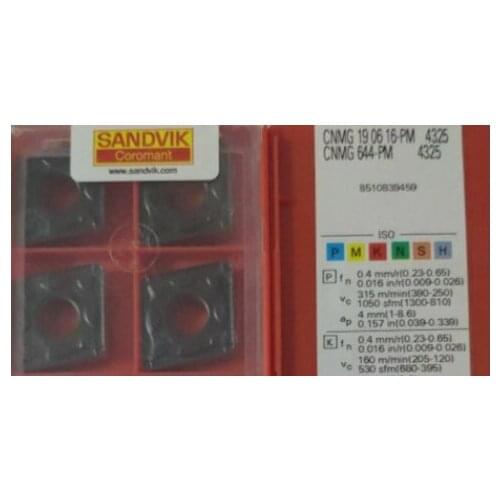 ORIGINAL 10PCS CARBIDE INSERT CNMG190616-PM4325