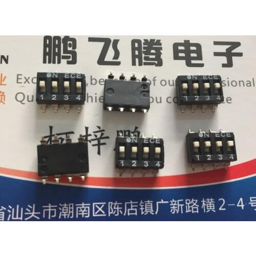 Original new 100% import ESD104EZ toggle switch 4bit keys keyboard dial 2.54mm
