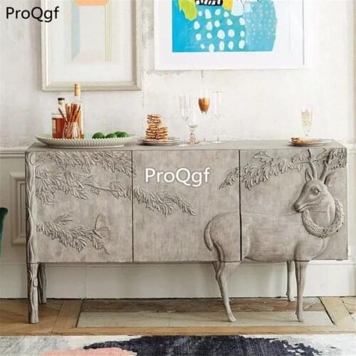 Prodgf 1Pcs A Set Fashion Living Room Deer Kitchen Cabinet