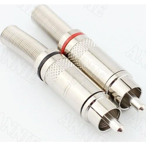 10pcs/lot RCA Socket For Neutrik YS Wobbler Microphone AV Jack Lotus Plug