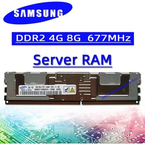 Samsung ddr2 4G 8G 667MHz RAM PC2 5300FB-DIMM Server Memory