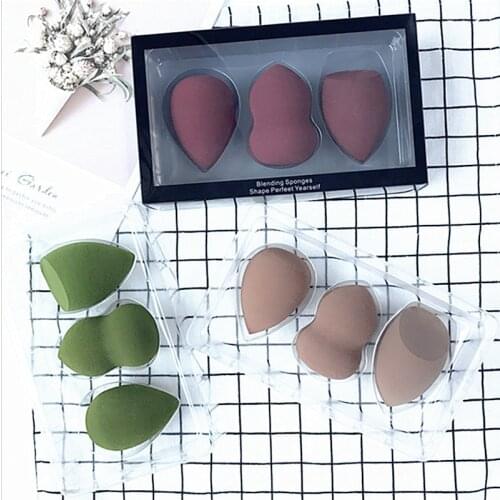 Makeup sponge blender puff 3pcs/box big size gourd water drop foundation mask cosmetics blending make up sponge puff
