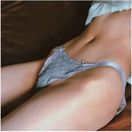 6pcs/pack French style hot Sexy cute and naughtyT-string T-back women panties young girl panties girly Beach style underwear