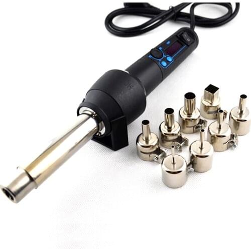 YIHUA 8858 Upgrade LED ESD Portable Constant temperature BGA Rework Solder Station Hot Air Adjustable Heat Gun +8 BGA nozzle