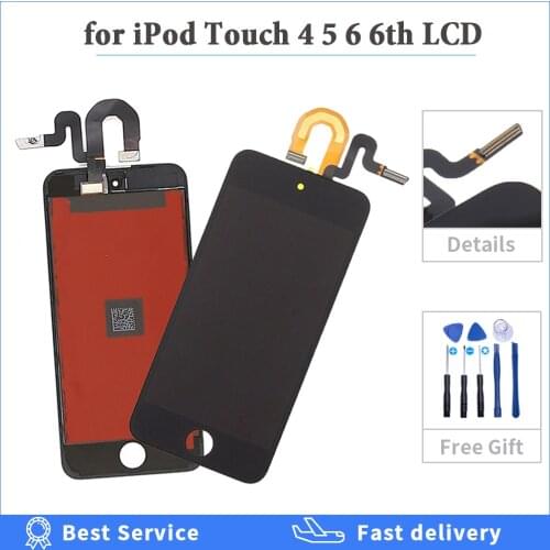 LCD Display for iPod Touch 4 5 6 6th Touch Screen Digitizer Assembly for iPod Touch 5 5th Gen Generation A1421 A1509 with tools