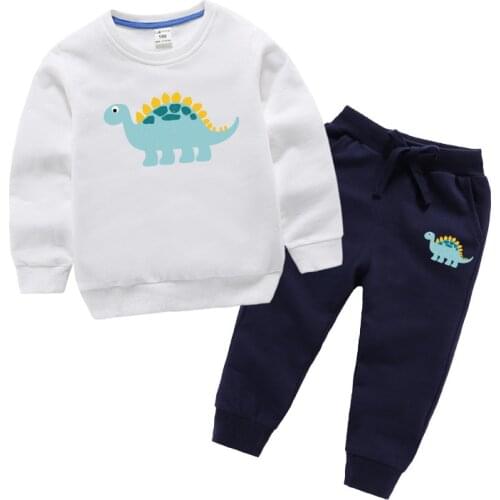 Winter 2pcs Child Tops Print Kids Girls Clothes Long Sleeve Cotton T-Shirts Pants Children Clothing Outfit Sets