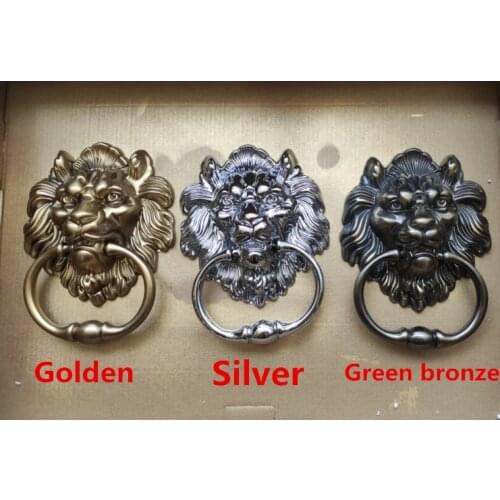 Golden Lion Knocker Antique Lion Door Knocker Lionhead Doorknockers Lions Home Decor Including Screws