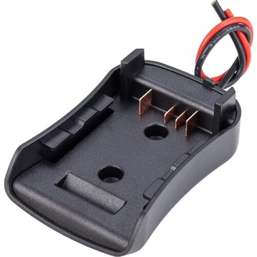 1 Pcs Battery Connector Adapter for DeWALT 20V Max 18V Dock Power Source 12 AWG Wire Power Adapter Tool Battery Accessories