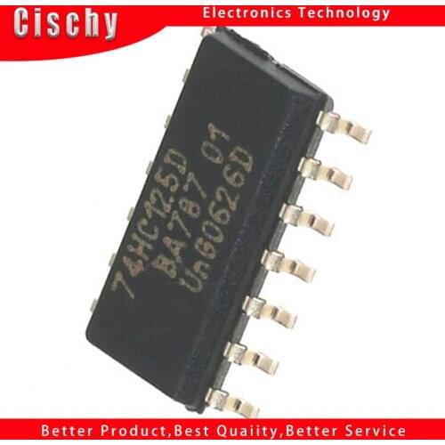 10pcs/lot 74HC125 74HC125D HC125 SOP-14