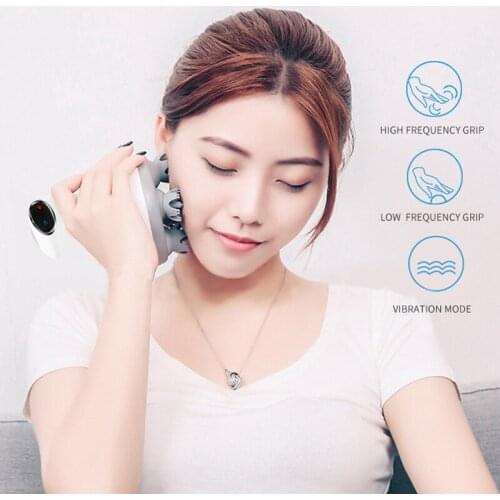 4D Electric Scalp Massager Pressure Massager Wireless Scalp Massager Waterproof Points to Relieve Health Care With Vibration