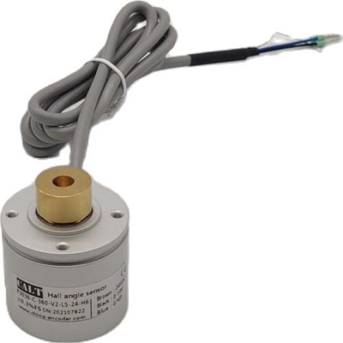 6mm aperture hall-angular-detector angle-position-sensor P3036-C360-LS24H6 absolute rotary encoder 24v 360 degree