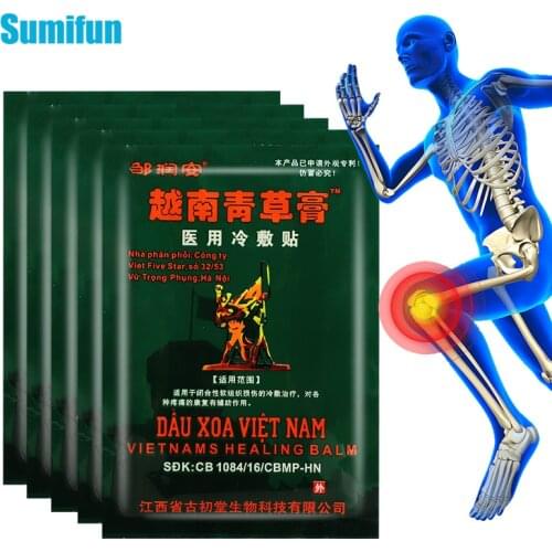 8/24/40pcs Vietnam Arthritis Plaster Back Neck Knee Lumbar Ache Joints Orthopedic Pain Relief Patch Herbal Medical Sticker C2357