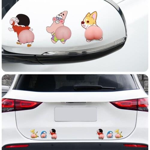 Car sticker styling guard anti chafing door protector anti-scratch butt strip body decoration Bumper protection Anti-collision