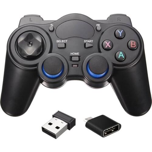 2.4GHz Wireless Game Controller Gamepad Joystick For Android TV Box With USB Receiver