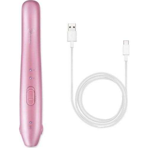 Cordless Mini Hair Straightener USB Charging and Portable Hair Straightening Irons & Flat Iron with Ceramic Tourmaline Travel