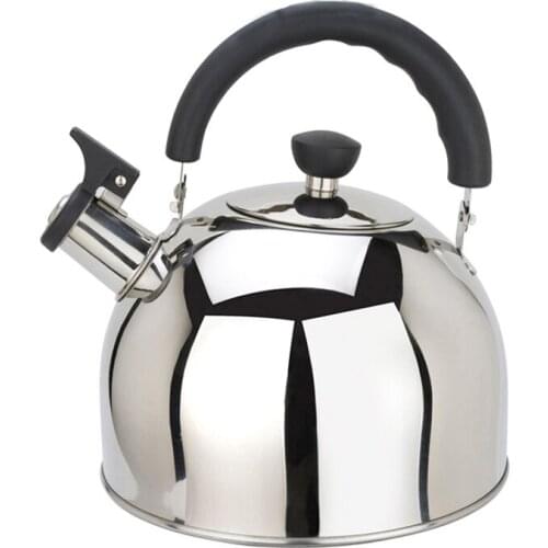 NEW ARRIVAL 2019 304 Stainless Steel Household Gas Kettle Whistle Teapot Electromagnetic Oven Gas Stove Heat Kettle 3L 4L 5L 6L