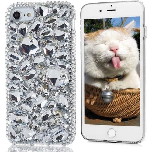 Rhinestone Girls Phone Case Huawei P30 P20 Pro Lite P Smart 2020 Fashion Crystal Capa Full Diamond Protection Coque shell