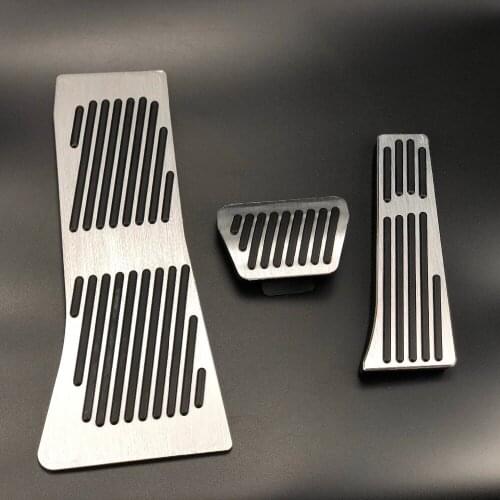 Accelerator Brake pedal Decoration Cover Trim case For BMW X5 X6 Series E70 E71 E72 F15 Car interior Styling LHD