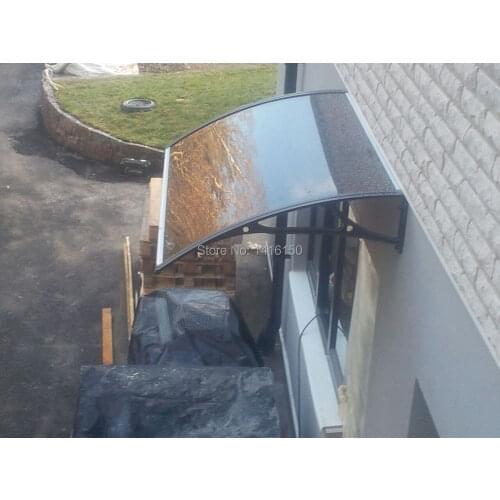 DS80120-A,80x120cm,Depth 800mm, Width 1200mm. DIY aluminum bracket polycarbonate door canopy awnings