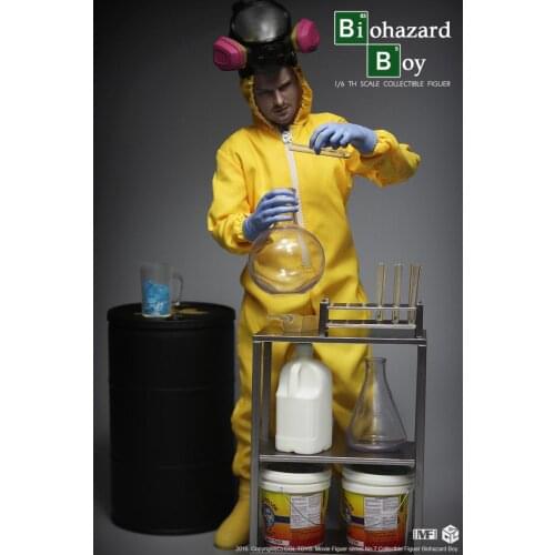 CGLTOYS MF07 Breaking Bad Jessie Pinkman Chemical Laboratory Collection Action Figure for Fans Hobby and Gift