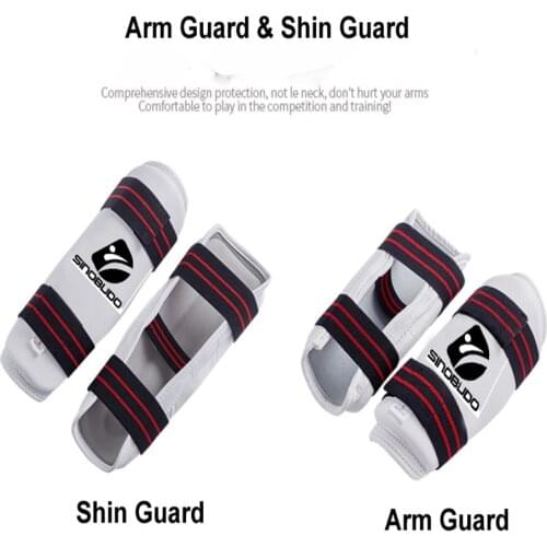 Hot Professional WTF Taekwondo Arm Shin Protector Guard boxing Sparring Sanda taekwondo boxing Leggings Arm protector MMA Gear