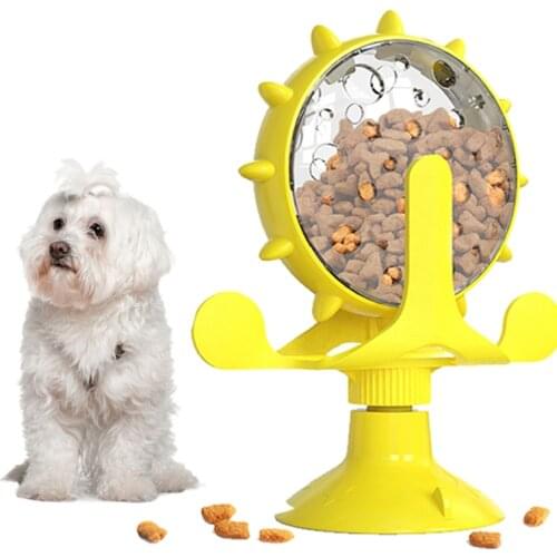 Leaking cat and dog toys Rotating dog feeder Leaking food training ball exercise IQ toy cat windmill toy pet supplies