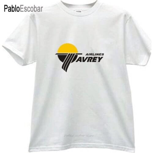 Summer cotton t-shirt men brand tshirt AVREY Airlines Ukraine T-shirt male top tees fashion euro size