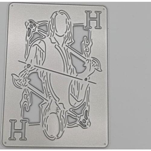 Man code-named H Metal Cutting Dies Scrapbooking For Card Making DIY Embossing Cuts New Craft Die