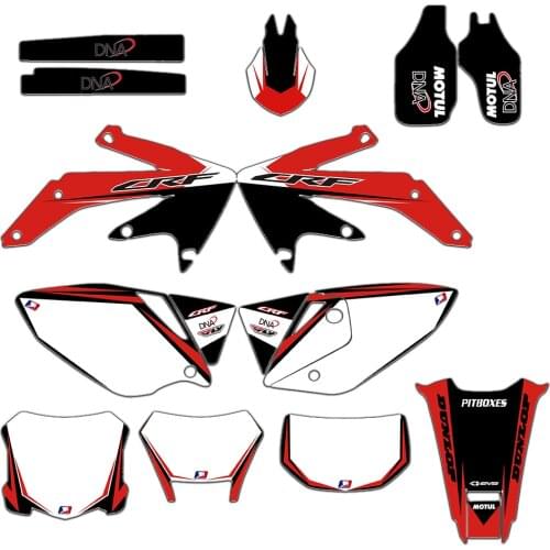 MOTORCYCLE GRAPHICS & BACKGROUNDS DECALS STICKERS For Honda CRF450X CRF 450X 450 X 2005 2006 2007-2016 2017 2018