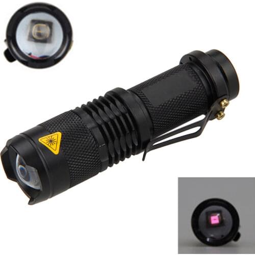 Outdoor Portable 940nm IR Lamp 5W Zoom Infrared Radiation Light Flashlight Hunting Torch Lamp Night Vision Weapon Lights