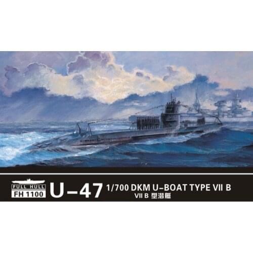 Flyhawk FH1100 1/700 DKM U-47 submarine U-boat Type VII B