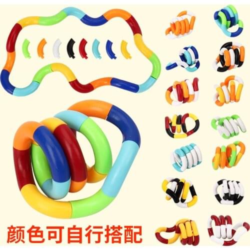 Ever-changing twisting rope twisting ring winding toys twisting music decompression toys adult decompression venting toys