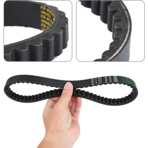 Portable Black Kart Drive Belt Scooter Moped Belt for GY6 49cc 50cc 669 18 30 Racing Belt Motor Drive Transimission belt