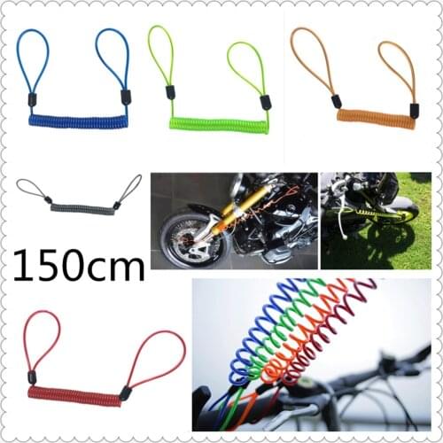 150cm motorcycle burglar alarm reminder rope spring pull wire for TRIUMRH DAYTONA 600 650 675 675 R 955i ROCKET III CLASSIC