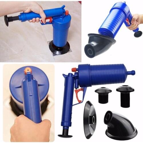 Toilet Floor Drain Canalisation Air Power Plunger Blaster Pump Cleaner Home tools