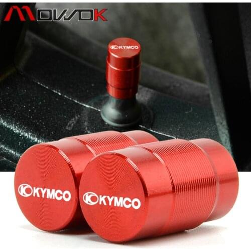 Generic Any model For KYMCO DOWNTOWN 125/200/300/350 XCITING 250 300 500 400 AK550 K-XCT 300 CK250T CK300T Shadow 300 Motorcycle Accessories Tire Valve caps Cover CNC Airtight cover