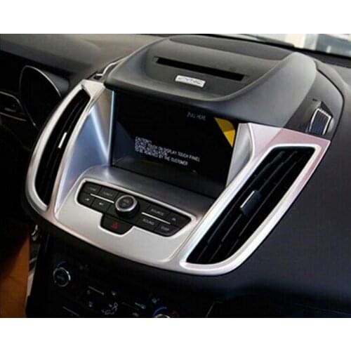 For Ford Kuga Escape Matt Abs Inner Centra Dashboard Navigation Frame Trim 2017