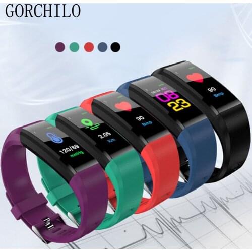 115 Plus Smart Bracelet Heart Rate Blood Pressure Health Waterproof Smart Watch Bluetooth Watch Wristband Fitness Tracker
