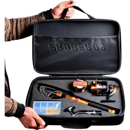 40 * 25 * 10cm Portable Multifunction Fishing Bag Canvas Fishing Lure Reel Hand Bag for Carp Pesca