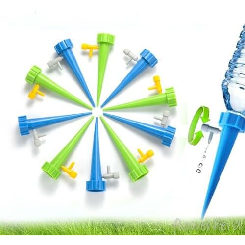 Auto Watering Kits Adjustable Water Flow Self Watering System with Switch Control Valve Automatic Irrigation for Home Garden