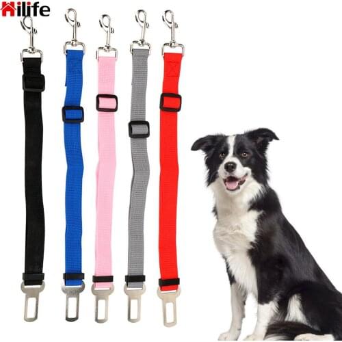 Car Pet Seat Belt Dog Supplies Dog Harness Lead Clip Puppy Car Seatbelt Pet Products