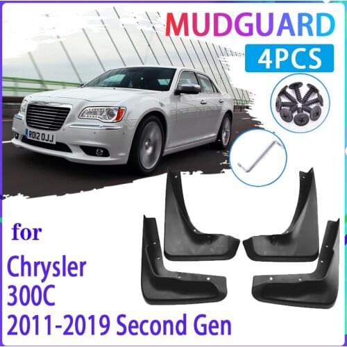 Car Mud Flaps for Chrysler 300C 300 C 2011~2019 2012 2013 2014 2015 2016 Mudguard Splash Guards Fender Mudflaps Auto Accessories